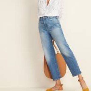 Old Navy High Waist Tall Ankle Flare Jeans